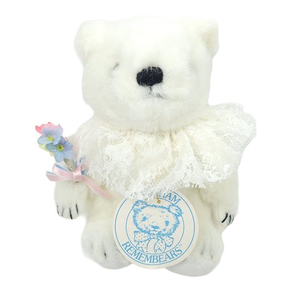 Gorham Other - Vintage 1985 Gorham Remembears Teddy Bear Plush Stuffed Animal Toy Lace Collar